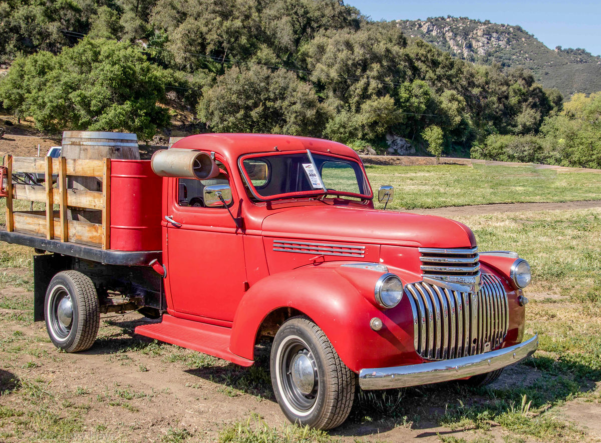 4.  1946 Chevrolet Stake Truck...