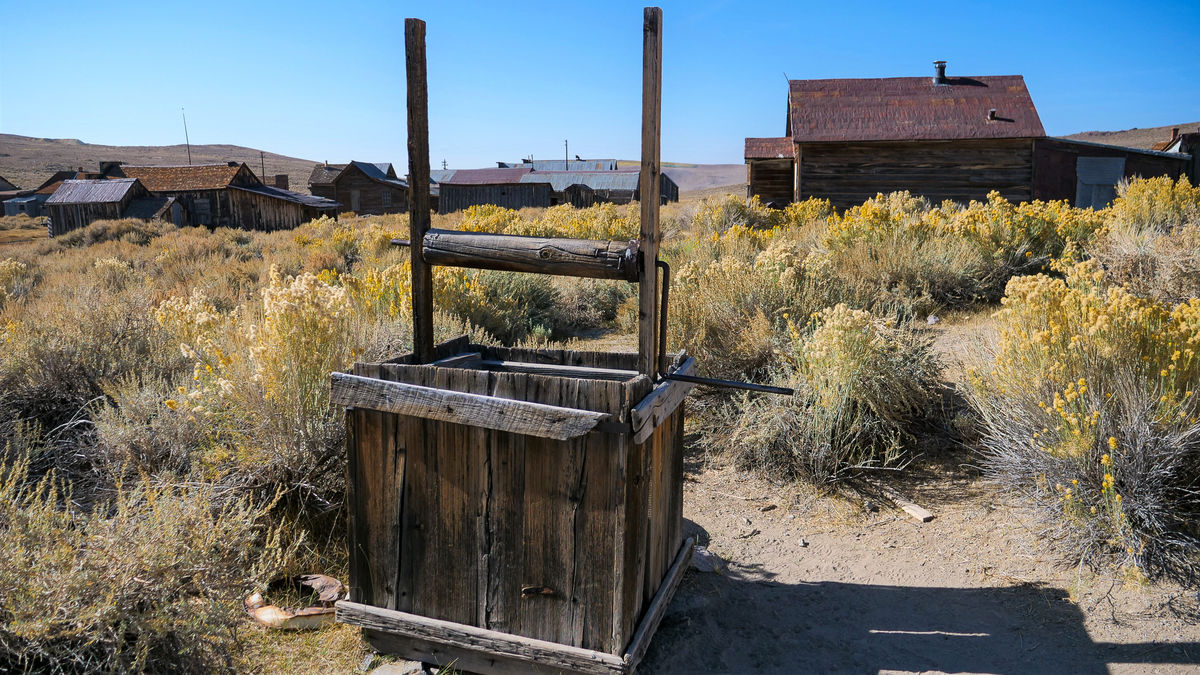 An old well...the only one I've seen in Bodie...
