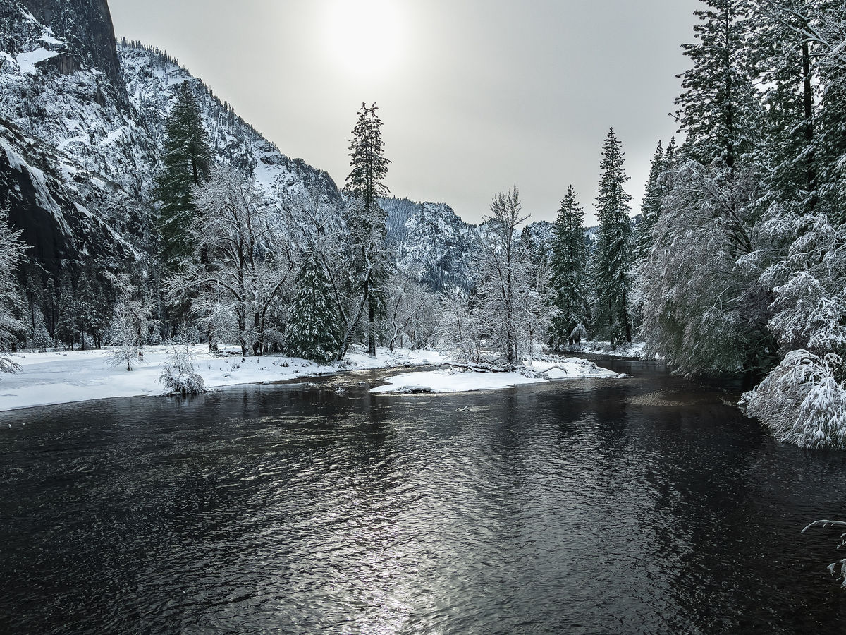10 The Merced River after Christmas...