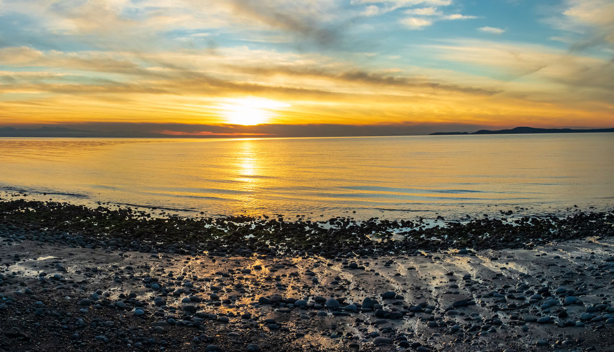 6. A low tide for sunset...