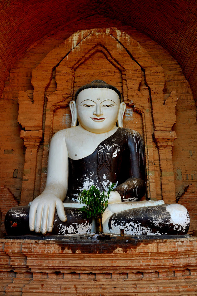 9 - Closer take of the sitting Buddha statue...