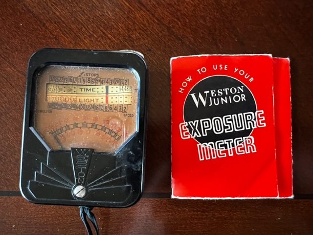 Exposure meter and manual...