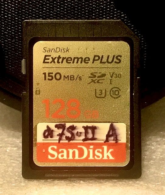 Minimum for cameras such as D7500. This card has 6...