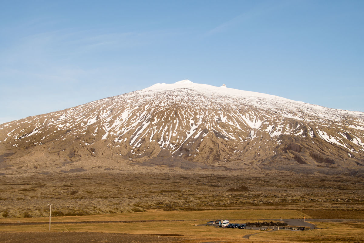 Snaefellsjokull glacier from the top of the Londra...