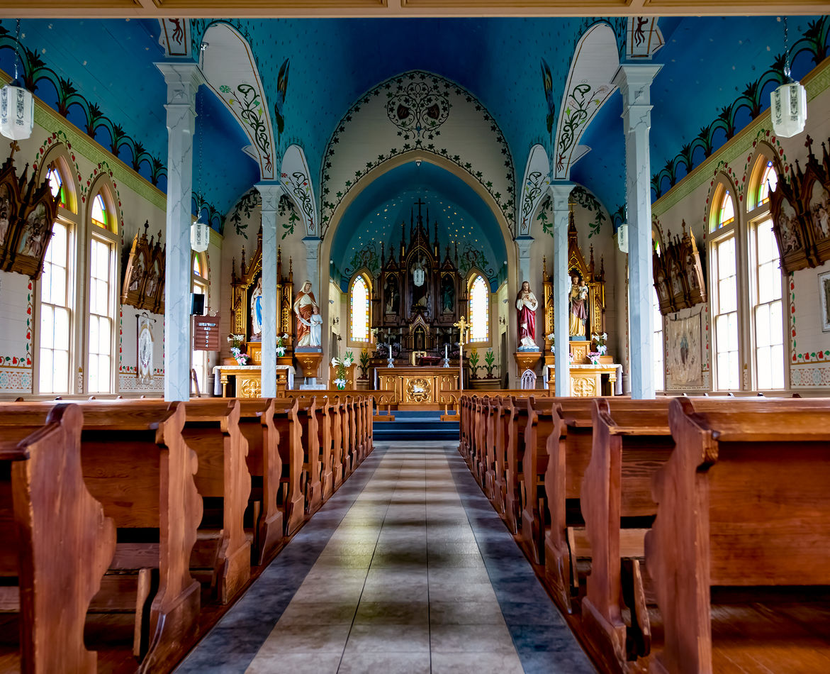 Interior, Saints Cyril and Methodius Catholic Chur...