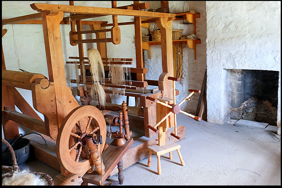 7. A large loom. Room was blocked off, couldn't ge...