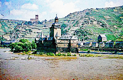 1954 June Germany Rhine River  Die Pfalz [once riv...