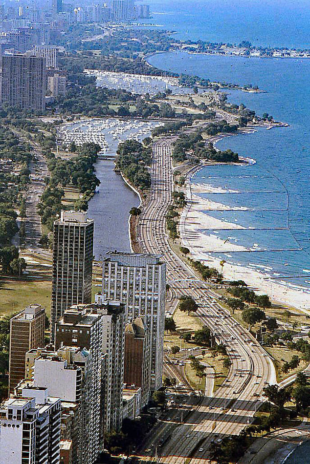 1984 August  Chicago  Lakeshore Drive...