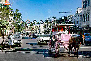 1968 Bahamas   Nassau City   Street Scene...
