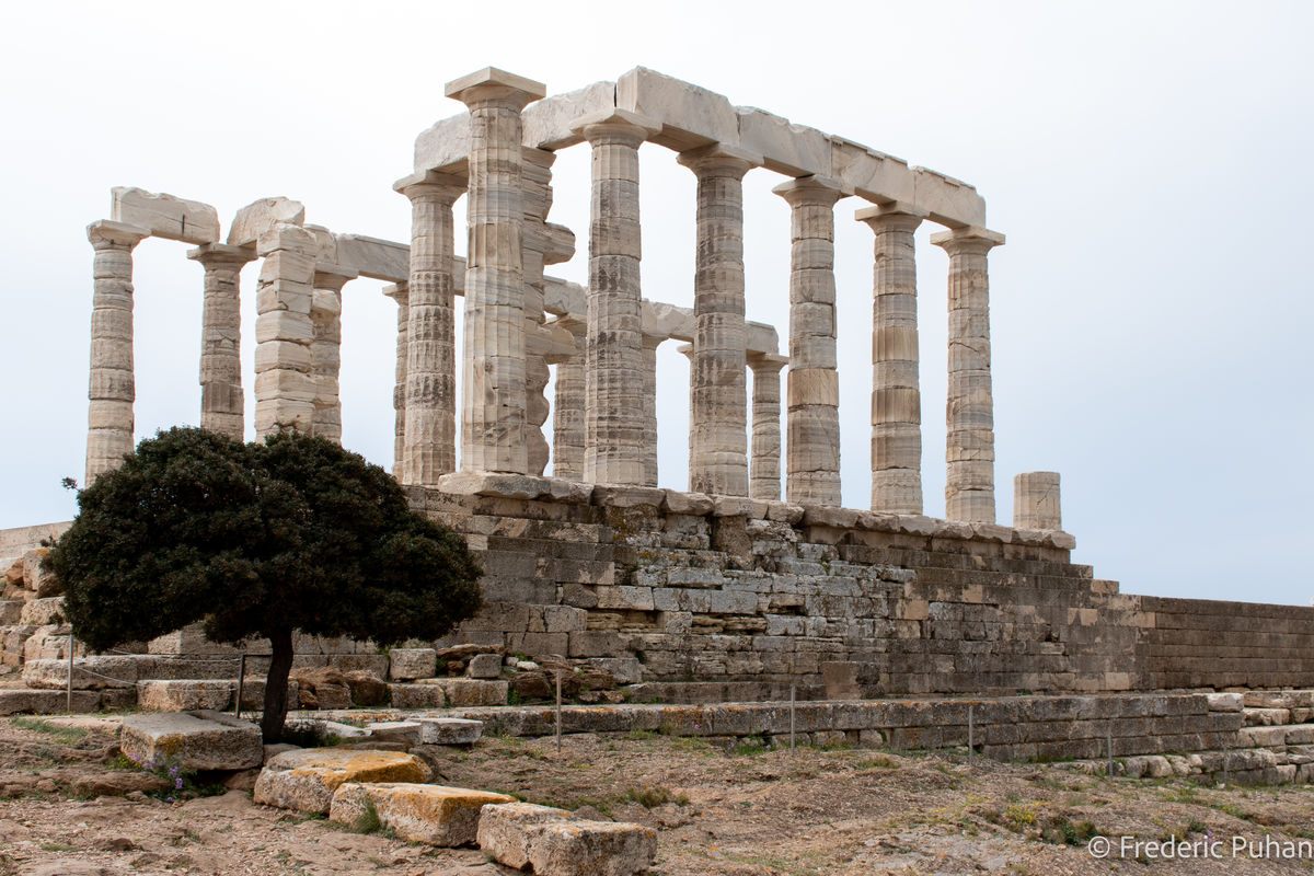 Ruins of the Temple of Poseidon...