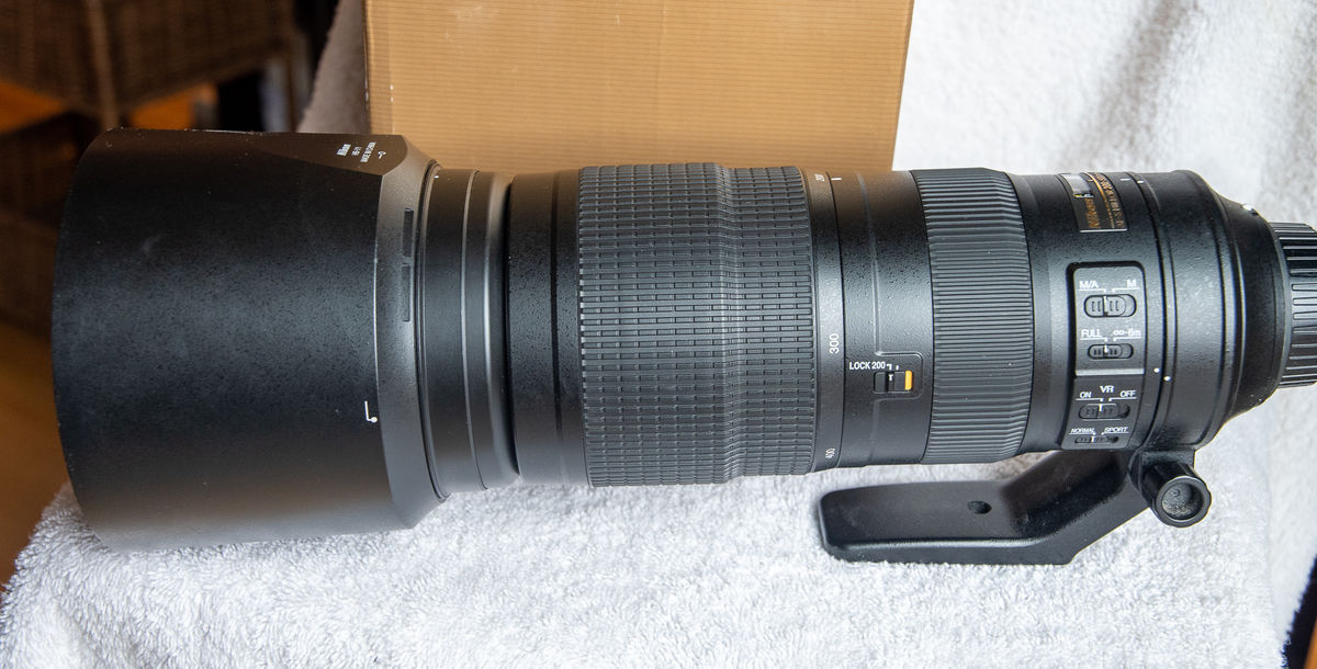 Nikon AFS 200500mm f/5.6E ED VR lens PRICE LOWERED 950 1,050