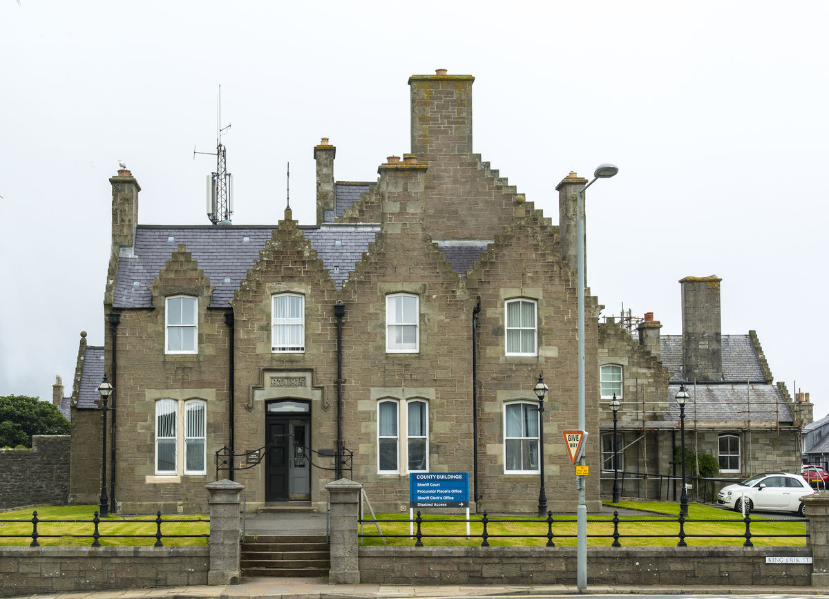 Municipal Building in Lerwick - Used as the police...