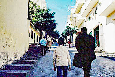 1972  September  Tangier,  Morocco Rue de Kasbah...
