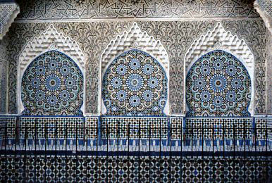 1972 September Tangier, Morocco  Ornamental tiles ...