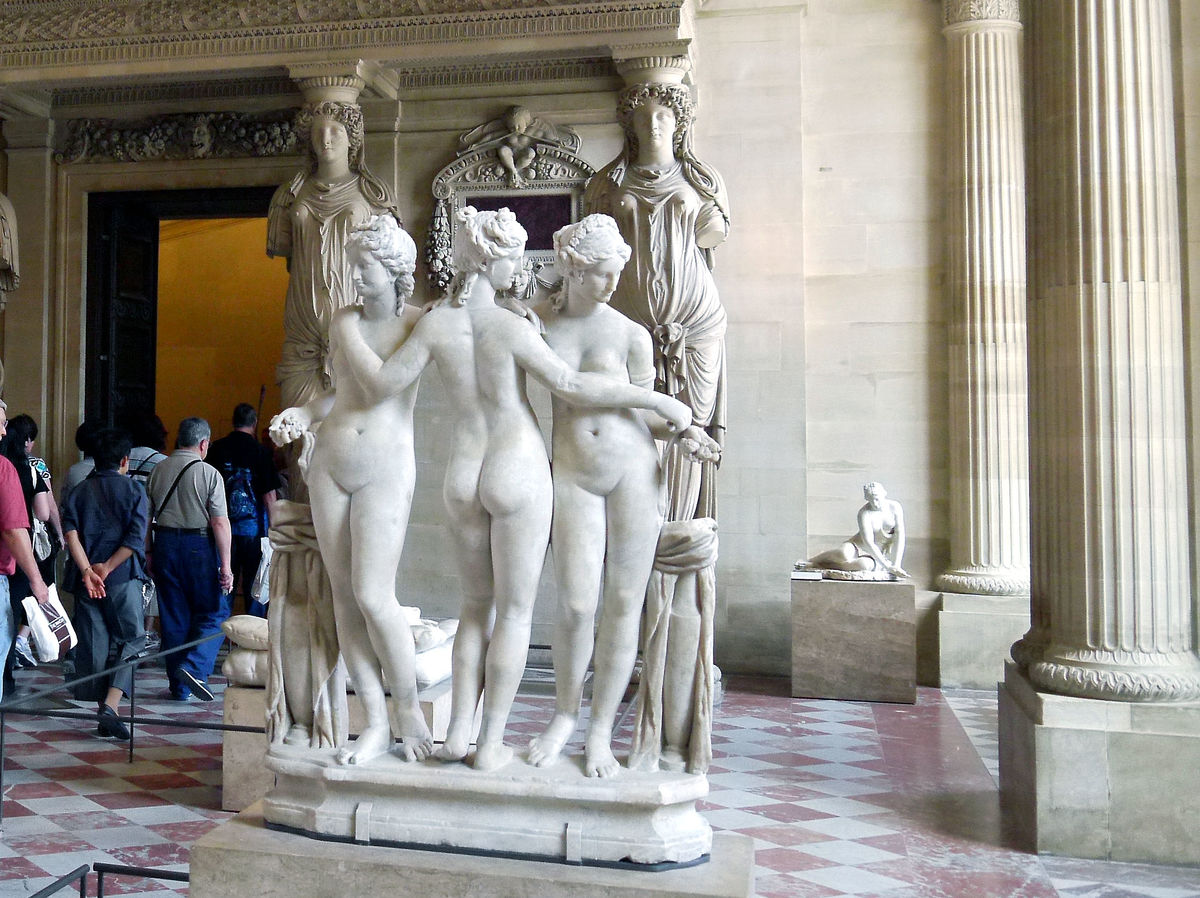 The Three Graces (and their passing admirers!)...