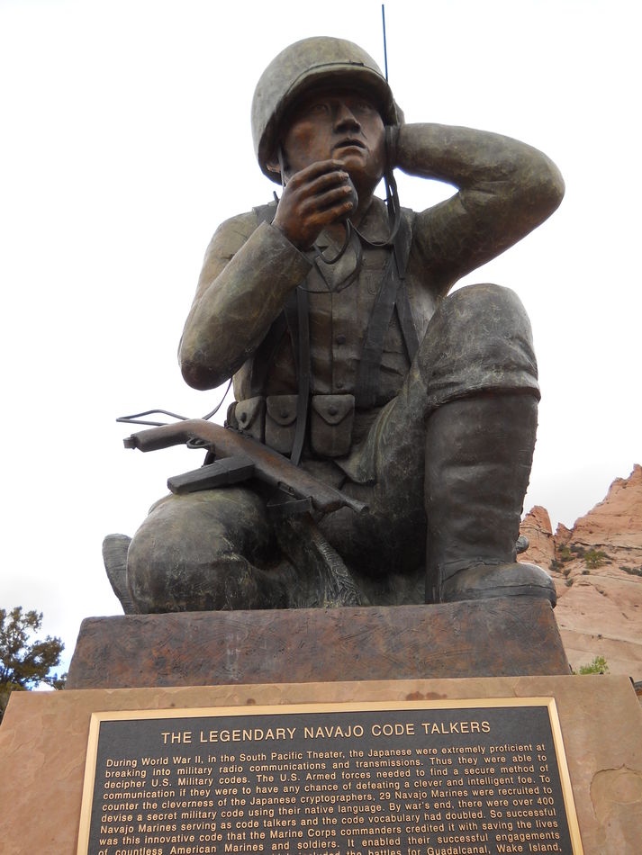 Navajo Code Talker Memorial...