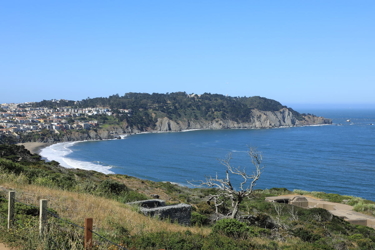 San Francisco Northern Coast (Looking West)...