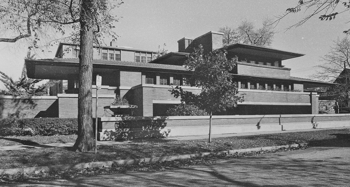 Before.... Robie House, Chicago, 1974...