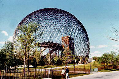 1977 May  Montreal  Ruins of B. Fuller Dome  Burne...