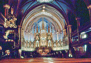1977 May  Montreal   Montreal Cathedral  Interior...
