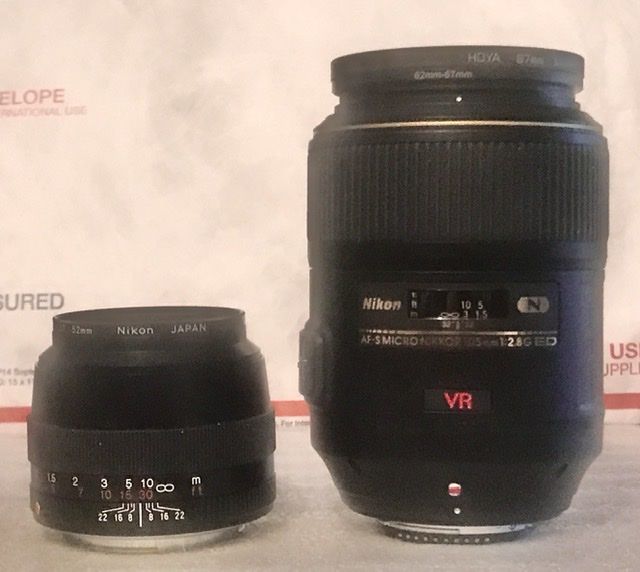 2 macros: Voigtlander 90 and Nikon 105. Cost and r...