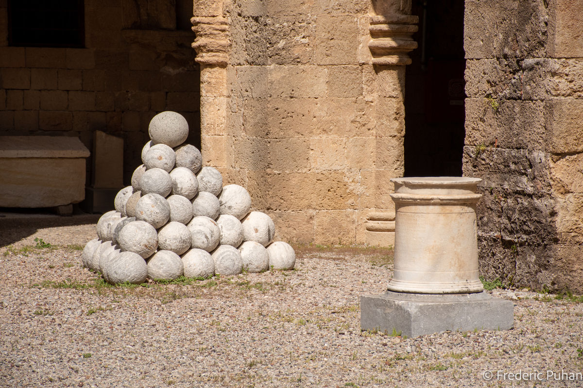 So, what do you do with old cannon balls?...