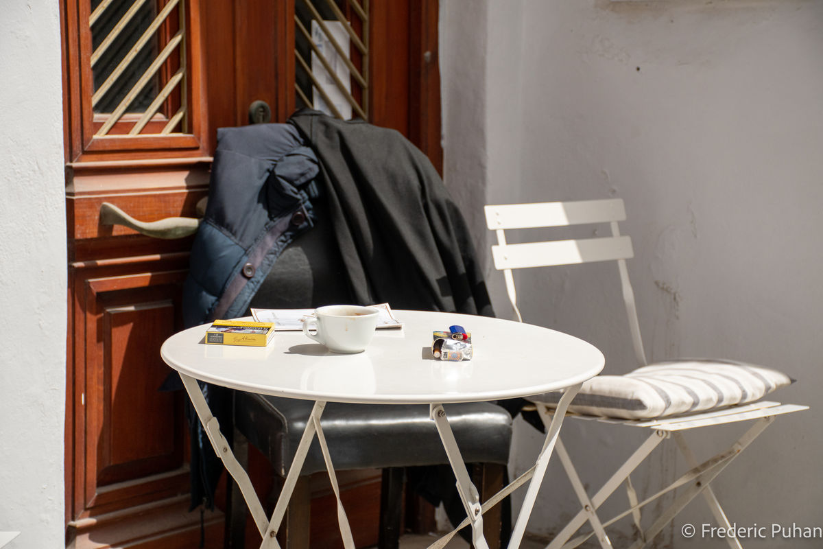 Coffee and cigarettes are staples for Greeks. They...