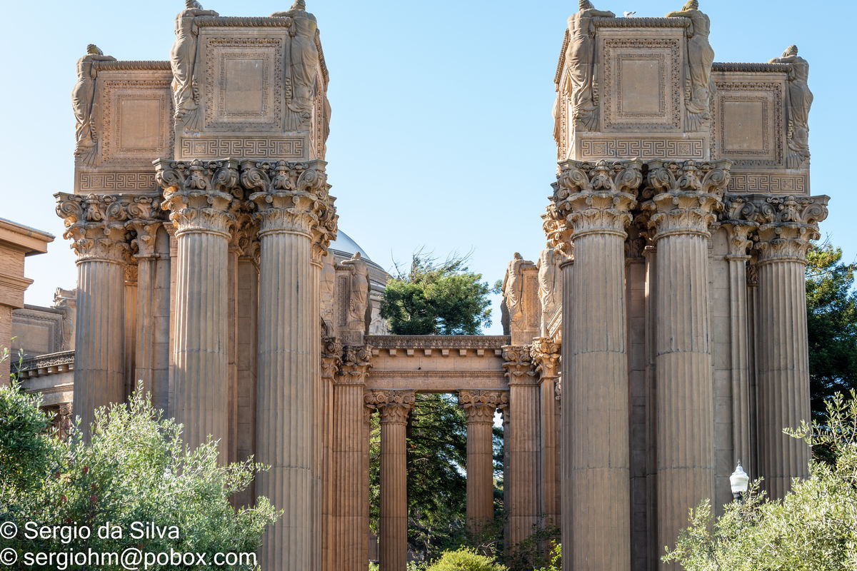 The Palace of Fine Arts...
