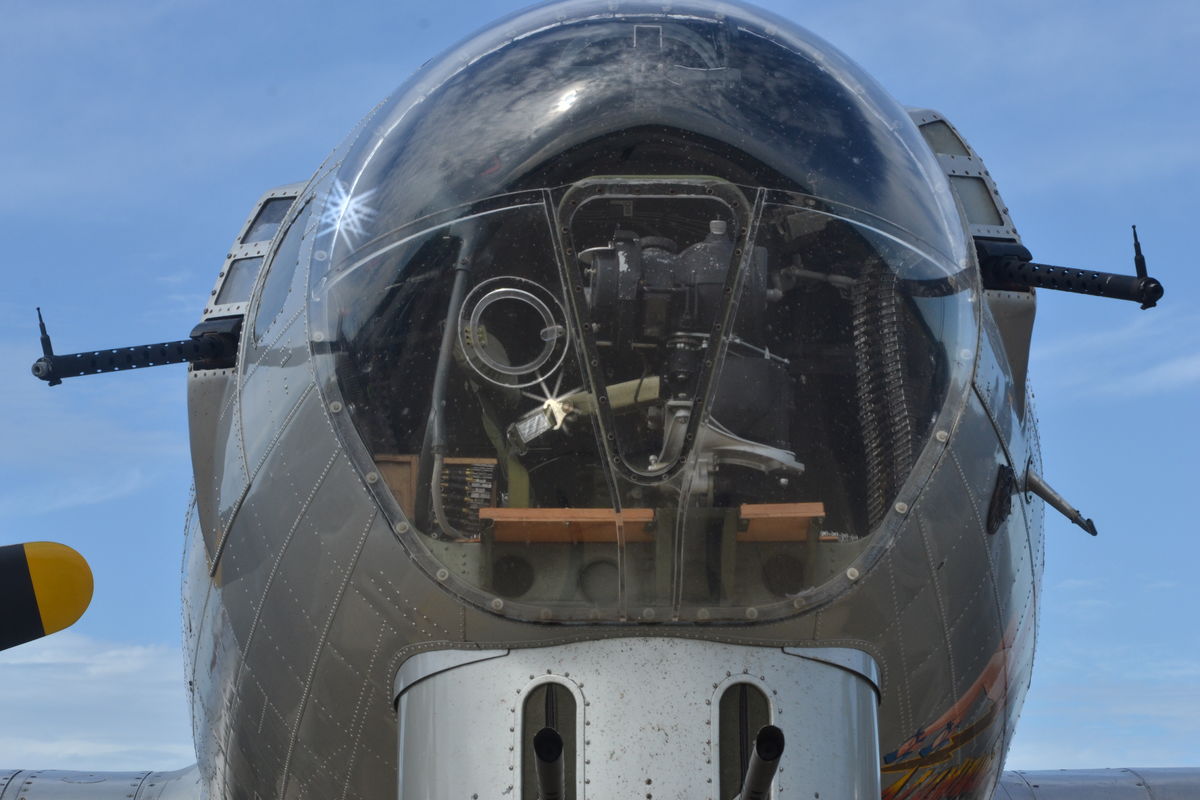 B-17 was like a lick...