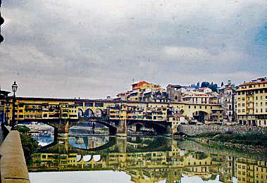 1977 October  Florence, Italy   Ponte Vecchio & Ar...