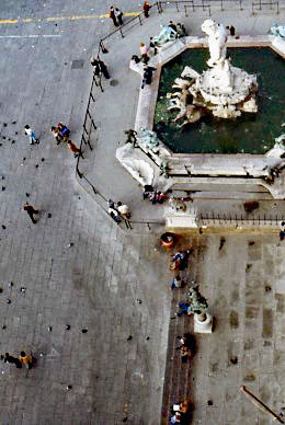 1977 October  Florence, Italy   Looking down on th...