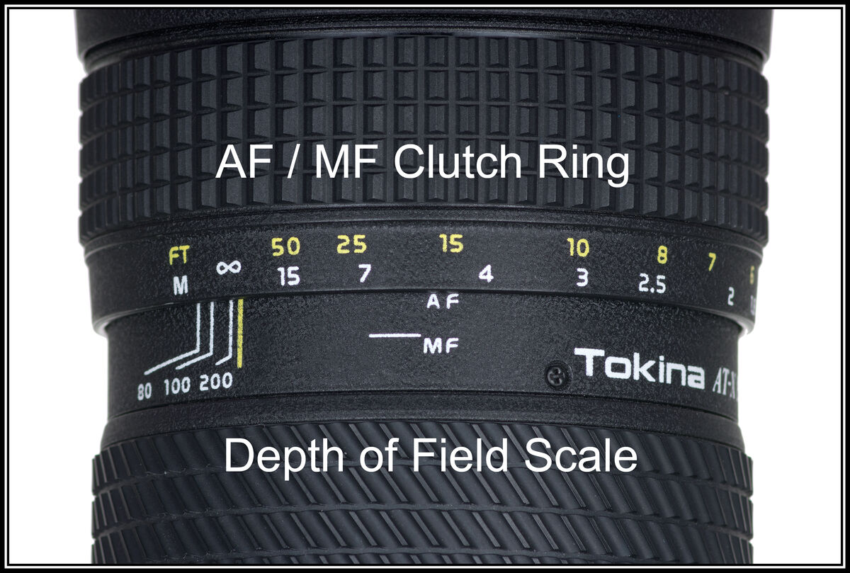 Tokina 80-200mm f/2.8 AF-MF Clutch Ring Zoom Ring ...