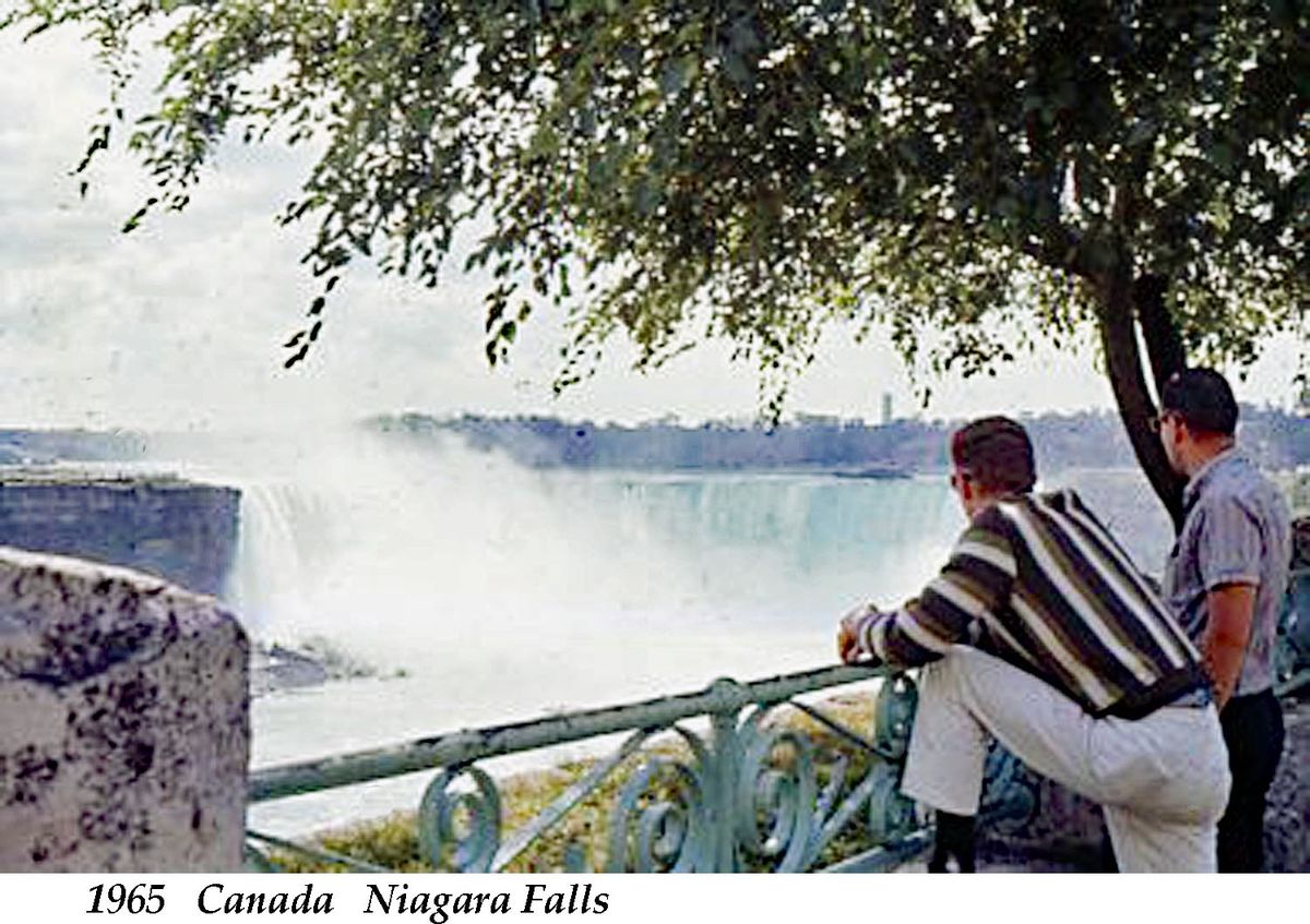 1965  Niagara Falls American side   Leisurely stop...