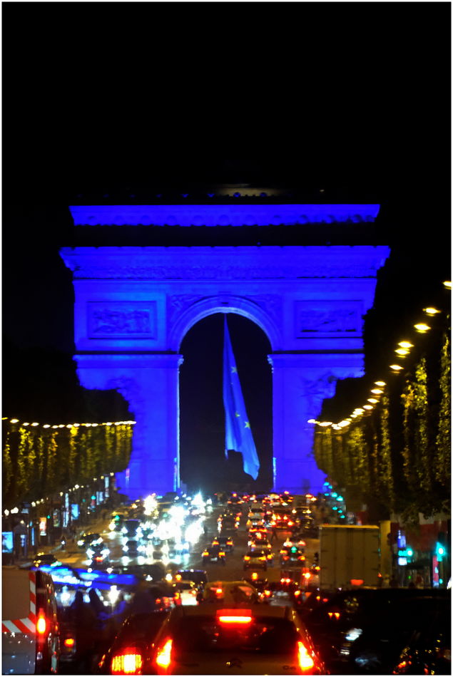 Arc de Triomphe from Champs-Elysees...