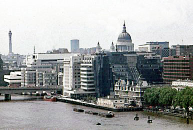 1985 July  London, England  View from on Tower Bri...