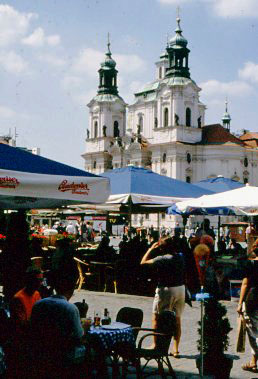 2000 June  Prague,Czechoslovkia  Old Town Square....