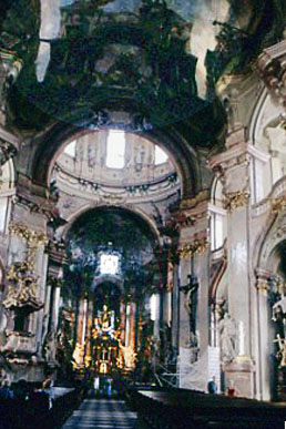 2000 June  Prague, Czech.  St. Nicholas Church....