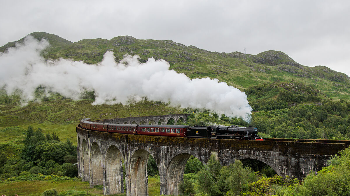 The Fort William to Mallaig "Jacobite" service on ...