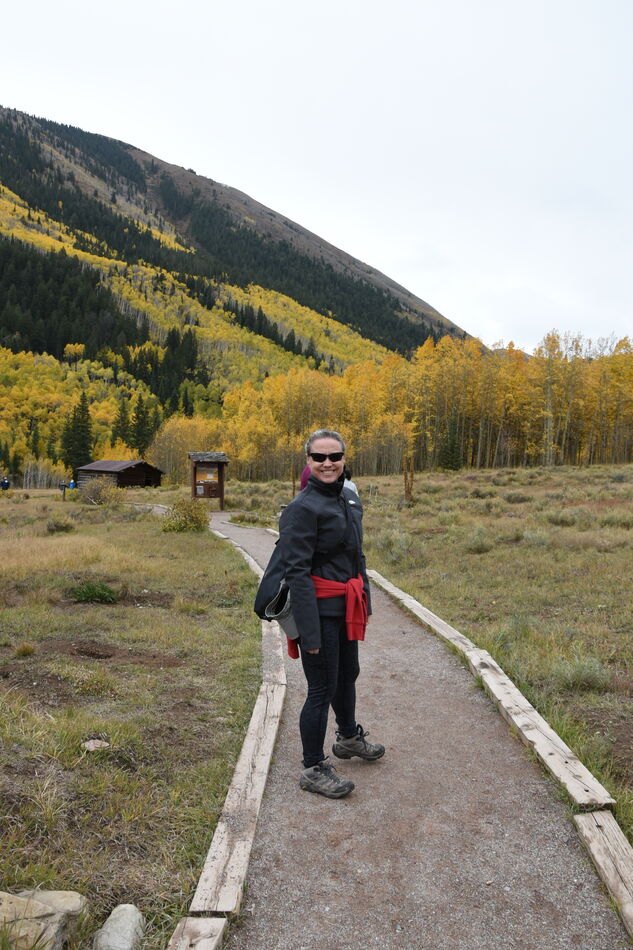My wife at Ashcroft Ghost Town, Colorado...