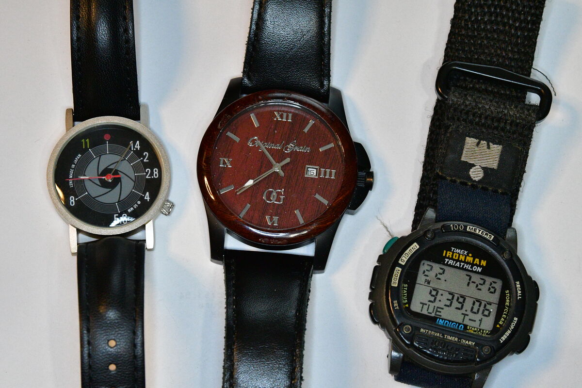 Watch on the left was given to me by my Daughter. ...