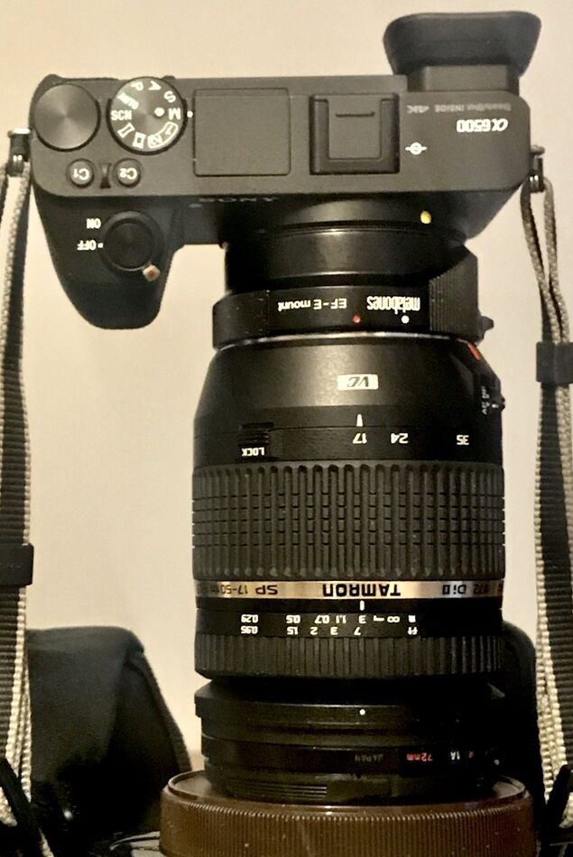 Size ? DX SLR lens on DX EVF camera....