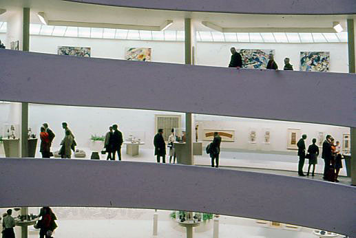 1959 NYC, NY   Guggenheim Museum - Interior....