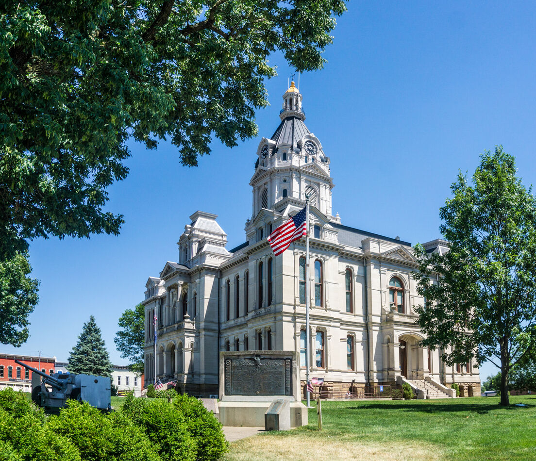 An Old Ornate Courthouse: The Parke County Courthouse, Rockville ...