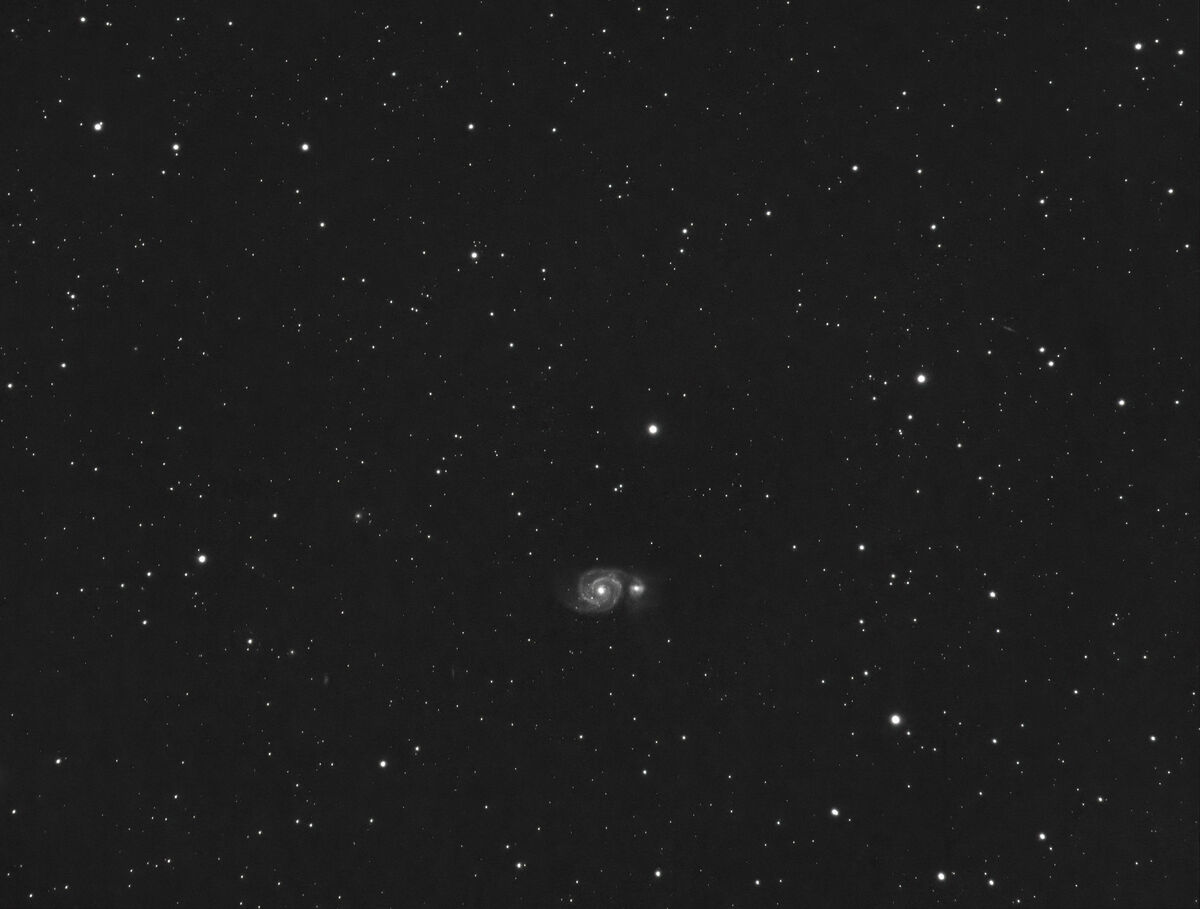 M51 - stack of 21 at ISO 1250 - 15 sec each...