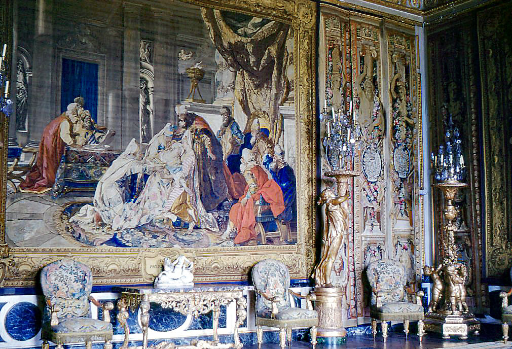 1965 Versailles, France    Interior Salon in Palac...