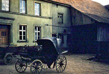 1954 April Fohren-Linden, Germany   Farmhouse Cour...