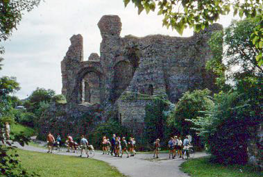 1954 June  Trier, Germany  Ruins of Imperial Roman...