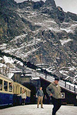 1955  December  Garmish, Germany  Cog Railway to t...