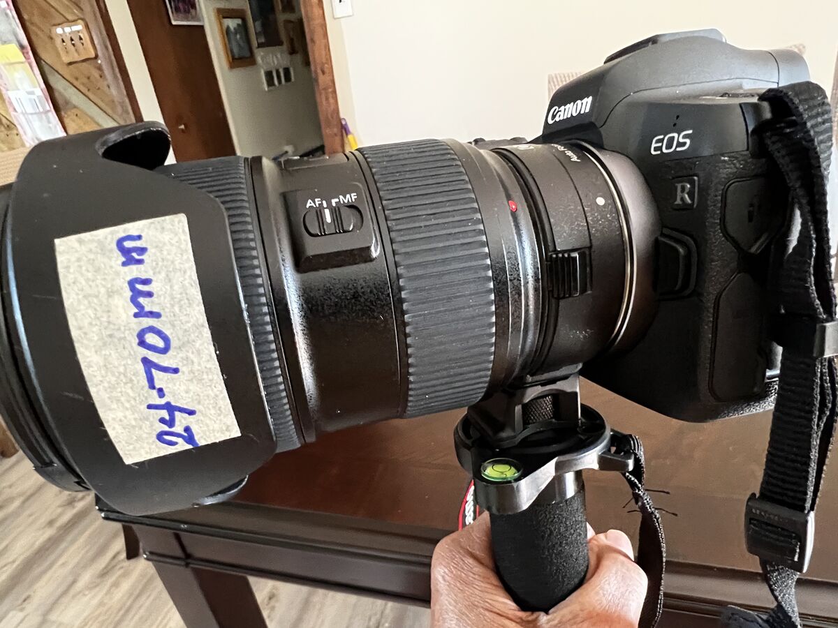 Why I must use a monopod at times First reason To ease the burden of