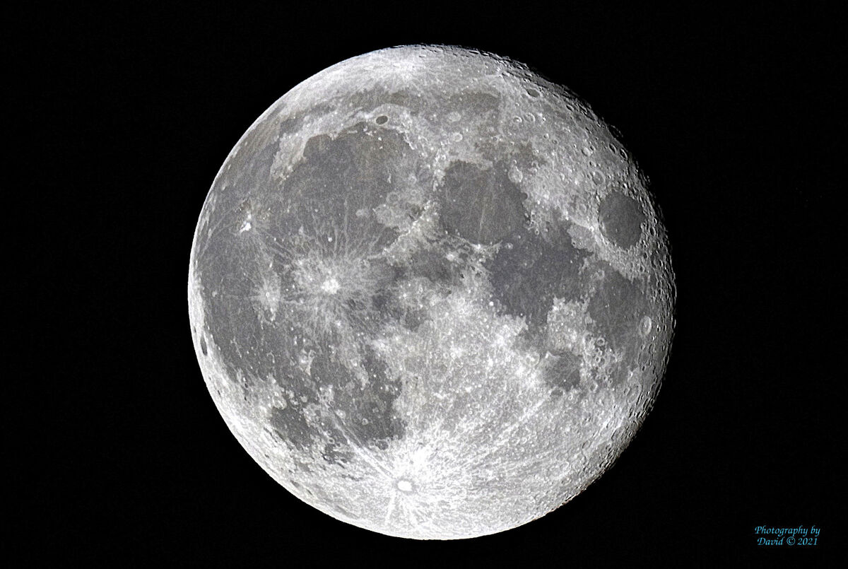 Waning Gibbous Moon - 97.7% Illuminates...